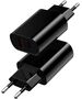 WIWU wall charger Wi-U002 PD + QC 20W 1x USB 1x USB-C black 6936686412520