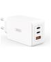 XO wall charger CE13 PD QC 3.0 65W 1x USB 2x USB-C white + USB-C - USB-C cable 6920680844289