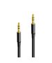 Maxlife audio cable jack 3.5 mm - jack 3.5 mm 1m black 5900495594716