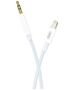 XO cable audio NB-R211A Lightning - jack 3,5mm 1,0 m white-blue 6920680827718