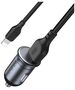 XO car charger CC46 QC 3.0 18W 1x USB gray + Lightning cable 6920680828432