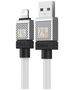 Baseus cable CoolPlay USB - Lightning 1m 2,4A white 6932172626730