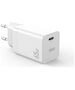 XO wall charger CE10 PD 65W 1x USB-C white + USB-C - Lightning cable 6920680839421