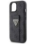 Guess case for iPhone 15 6,1&quot; GUHCP15SPGS4TDK black HC GRIPSTAND PU 4G TRIANGLE STRASS 3666339197292