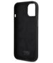 Karl Lagerfeld case for iPhone 15 Plus 6,7&quot; KLHCP15MSMHKNPK black HC SILICONE IKONIK METAL PIN 3666339166007