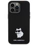 Karl Lagerfeld case for iPhone 15 Pro 6,1&quot; KLHCP15LSMHCNPK black HC SILICONE C METAL PIN 3666339166373