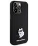 Karl Lagerfeld case for iPhone 15 Pro 6,1&quot; KLHCP15LSMHCNPK black HC SILICONE C METAL PIN 3666339166373