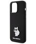 Karl Lagerfeld case for iPhone 15 Pro 6,1&quot; KLHCP15LSMHCNPK black HC SILICONE C METAL PIN 3666339166373