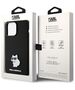 Karl Lagerfeld case for iPhone 15 Pro 6,1&quot; KLHCP15LSMHCNPK black HC SILICONE C METAL PIN 3666339166373