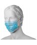 Protective mask. Antivirus face mask with elastic band, blue Certificate CE - 10 pcs 08060976