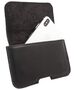 Sleek leather holster SAMSUNG S3 / S4 / IPHONE 6 / SE 2020 black 09035485