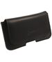 Sleek leather holster SAMSUNG S3 / S4 / IPHONE 6 / SE 2020 black 09035485