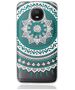 TPU EDGE HYBRID MOTO G5S CYAN MANDALA PATTERN 09038455