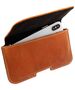 Smooth leather holster HUAWEI P20 PRO, SONY XZ PREMIUM, MOTO Z brown 09055506