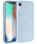 Glitter Case SAMSUNG A9 2018 silver blue 5901737941862