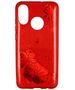 Glitter case LG K10 2018 red flower 8819100005936