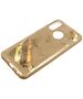 Glitter case LG K10 2018 gold flower 8819100005271