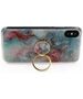 Case IPHONE 12 MINI Marble Ring Holder turquoise 09102484