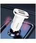 Car Charger 2.4A 2xUSB + Cable Micro USB KAKU Yufan Dual Port Charger (KSC-318) white 6921042112411