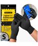 Antibacterial Gloves NOVA Gloves 200 black Size S 5902429907890