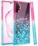 Case IPHONE 12 MINI Diamond Liquid Glitter pink-blue 5904161101604