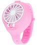 Portable Mini Watch Fan USB for Children pink 5904161101512