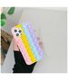 Case IPHONE 11 PRO MAX Flexible Push Bubble Case pink, yellow, blue, purple 5904161105992