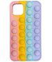 Case IPHONE 11 PRO MAX Flexible Push Bubble Case pink, yellow, blue, purple 5904161105992