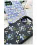 Case IPHONE 12 MINI Kingxbar Blossom Series blue 6959003590411