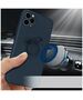 Case IPHONE 11 PRO Silicone Ring Magnetic Stand dark blue 5904161108313