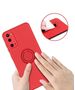 Case SAMSUNG GALAXY A72 Silicone Ring Magnetic Stand red 5904161108726