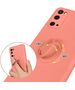 Case SAMSUNG GALAXY A72 Silicone Ring Magnetic Stand pink 5904161108733