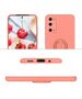 Case SAMSUNG GALAXY A72 Silicone Ring Magnetic Stand pink 5904161108733