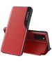 Case IPHONE 12 PRO MAX Flip Leather Smart View red 5904161104049