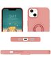 Case IPHONE 13 Silicone Ring Magnetic Stand pink 5904161118213