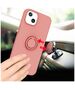 Case IPHONE 13 Silicone Ring Magnetic Stand pink 5904161118213