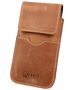 Vertical Holster IPHONE 13/13 PRO / 12/12 PRO / SAMSUNG GALAXY S24 Leather Case for Belt Open Wallet Nexeri Flap Leather brown 5904161118916