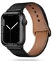 Strap for APPLE WATCH 4 / 5 / 6 / 7 / SE (42 / 44 / 45 MM) Tech-Protect LeatherFit black 0795787713709