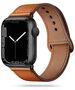 Strap for APPLE WATCH 4 / 5 / 6 / 7 / SE (42 / 44 / 45 MM) Tech-Protect LeatherFit brown 0795787713716