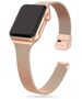 Strap for APPLE WATCH 4 / 5 / 6 / 7 / SE (38 / 40 / 41 MM) Tech-Protect Thin Milanese gold 9589046917714