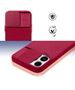 Case SAMSUNG GALAXY A33 5G Silicone with Camera Cover Nexeri Silicone Lens burgundy 5904161126416