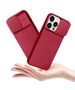 Case SAMSUNG GALAXY A33 5G Silicone with Camera Cover Nexeri Silicone Lens burgundy 5904161126416