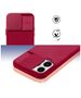 Case SAMSUNG GALAXY M53 5G Silicone with Camera Cover Nexeri Silicone Lens burgundy 5904161127130