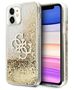 Original Case IPHONE 11 Guess Hardcase 4G Big Liquid Glitter (GUHCN61LG4GGO) gold 3666339006334