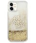 Original Case IPHONE 11 Guess Hardcase 4G Big Liquid Glitter (GUHCN61LG4GGO) gold 3666339006334