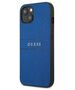 Original Case IPHONE 13 MINI Guess Saffiano Strap (GUHCP13SPSASBBL) blue 3666339023515