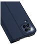 Case SAMSUNG GALAXY M53 5G with a Flip Dux Ducis Skin Leather navy blue 6934913038291