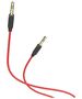 Cable 1m Audio AUX minijack 3.5mm - minijack 3.5mm HOCO UPA11 red 6957531079293