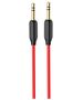 Cable 1m Audio AUX minijack 3.5mm - minijack 3.5mm HOCO UPA11 red 6957531079293