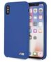 Original Case IPHONE X / XS BMW Hardcase Silicone M Collection (BMHCPXMSILNA) blue 3700740435298